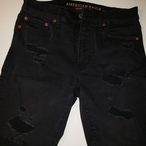 American Eagle Distressed Jean Shorts